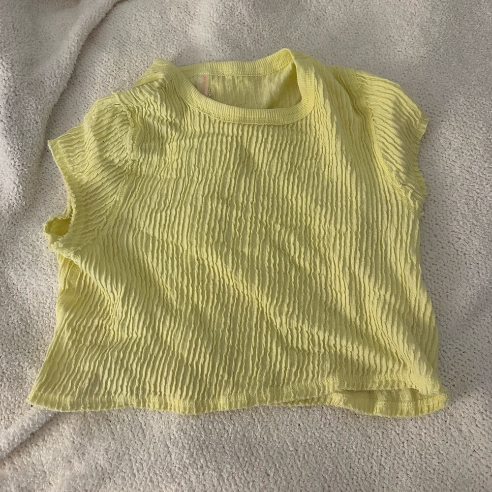 Free people cropped t-shirt